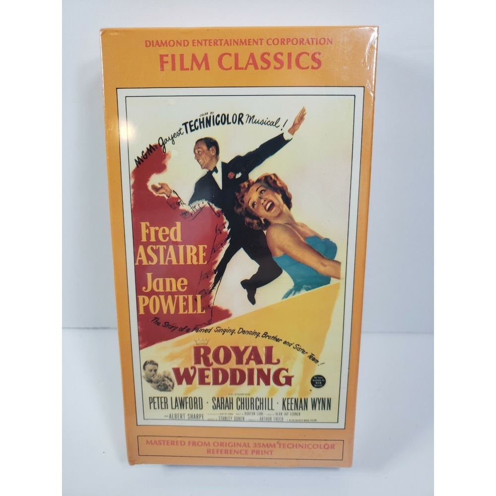 Royal Wedding (VHS, 1990) 1951 MGM Musical Fred Astaire Jane Powell NOS